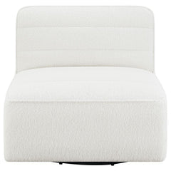 Cobie White Swivel Chair