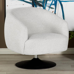 Dave Beige Swivel Chair