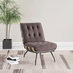Aloma Brown Accent Chair