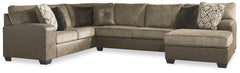 Abalone 3-Piece Sectional with Ottoman - PKG002371