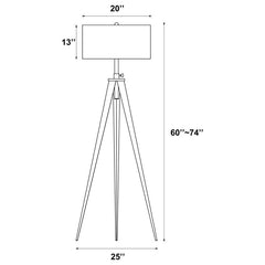 Harrington Black Floor Lamp