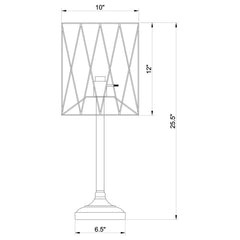 Mayfield Black Table Lamp