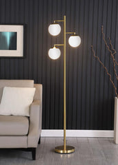 Sena Gold Floor Lamp
