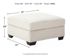 Cambri Ottoman With Storage - The Bargain Furniture