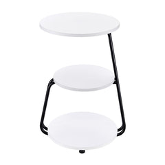 Hilly White Side Table