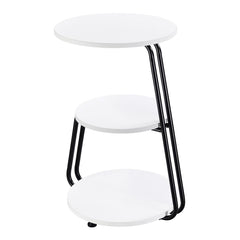 Hilly White Side Table