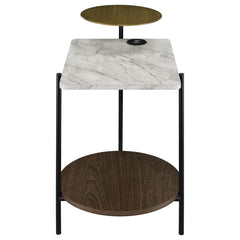 Ottilie White Side Table