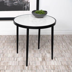 Kofi White Side Table