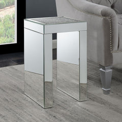 Audrey Silver Side Table
