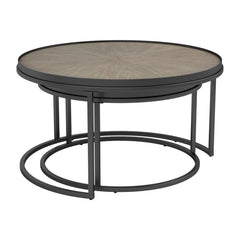 Rodrigo Brown 2 Pc Nesting Coffee Table