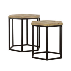 Adger Brown 2 Pc Nesting Table