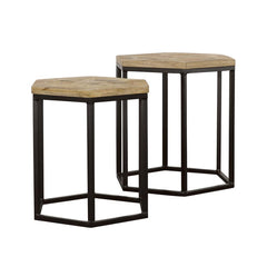 Adger Brown 2 Pc Nesting Table