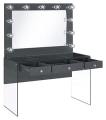 Afshan Grey Vanity Table & Mirror