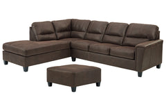 Navi 2-Piece Sectional with Ottoman - PKG007398