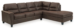 Navi 2-Piece Sectional with Ottoman - PKG007401