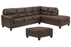 Navi 2-Piece Sectional with Ottoman - PKG007401