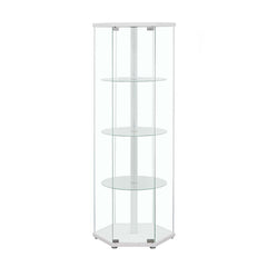 Zahavah White Curio Cabinet