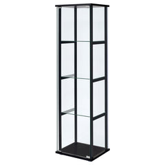Cyclamen Black Curio Cabinet