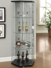 Zahavah Black Curio Cabinet