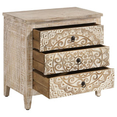 Mariska Brown Accent Cabinet