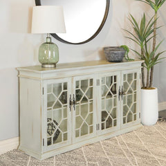 Kiara White Accent Cabinet