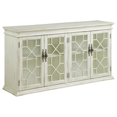 Kiara White Accent Cabinet
