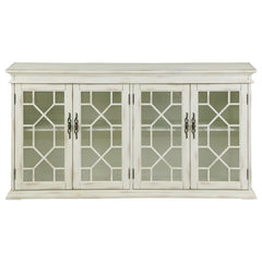 Kiara White Accent Cabinet