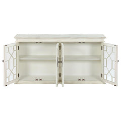 Kiara White Accent Cabinet