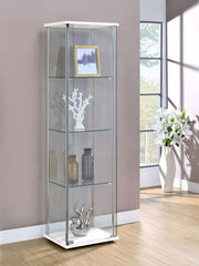 Bellatrix White Curio Cabinet