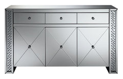Maya Silver Accent Cabinet
