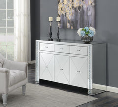 Maya Silver Accent Cabinet