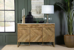 Keaton Brown Accent Cabinet
