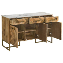 Keaton Brown Accent Cabinet