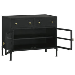 Sadler Black Accent Cabinet