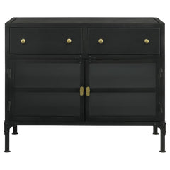 Sadler Black Accent Cabinet