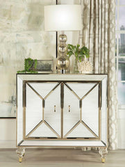 Lupin Silver Accent Cabinet