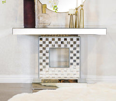 Claire Silver Console Table