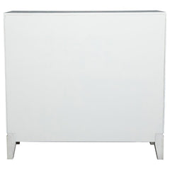 Moody White Accent Cabinet