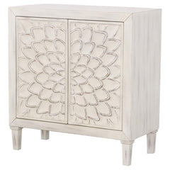 Clarkia White Accent Cabinet