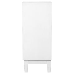 Gambon White Accent Cabinet