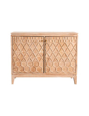 Eberto Brown Accent Cabinet