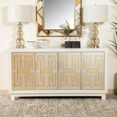Voula Gold Accent Cabinet