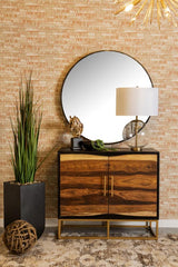 Zara Brown Accent Cabinet