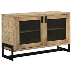 April Brown Accent Cabinet