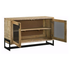 April Brown Accent Cabinet