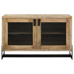 April Brown Accent Cabinet