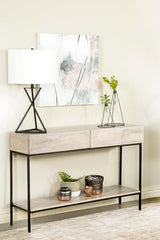 Rubeus Beige Console Table