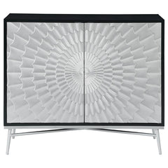 Josie Silver Accent Cabinet