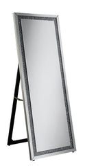 Novak Silver Standing Mirror
