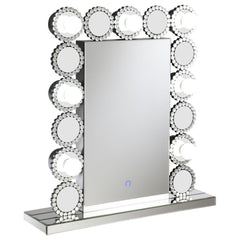 Aghes Silver Table Mirror